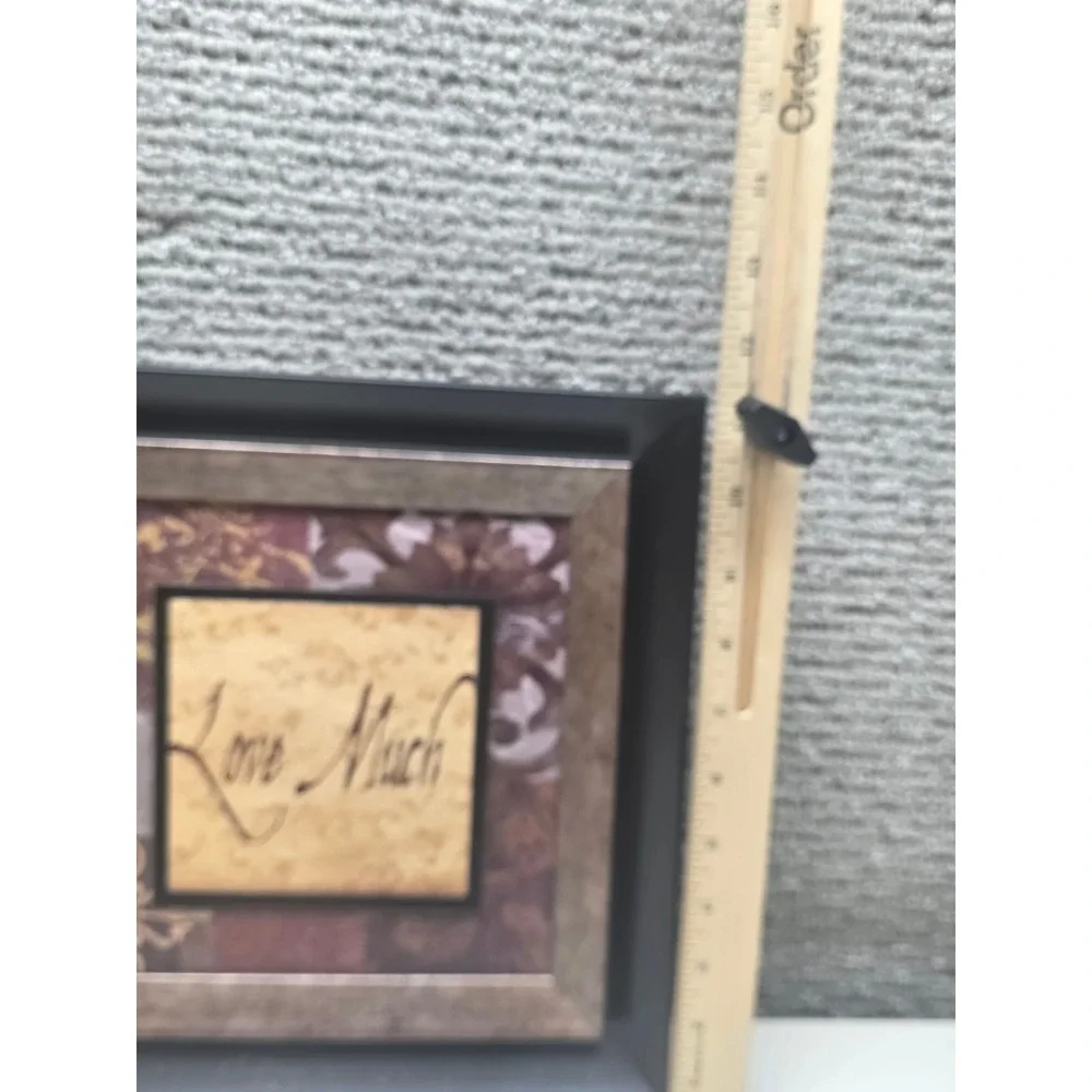 Bed Bath & Beyond Live Laugh Love Framed Wall Art 23x11 Inspirational Sign